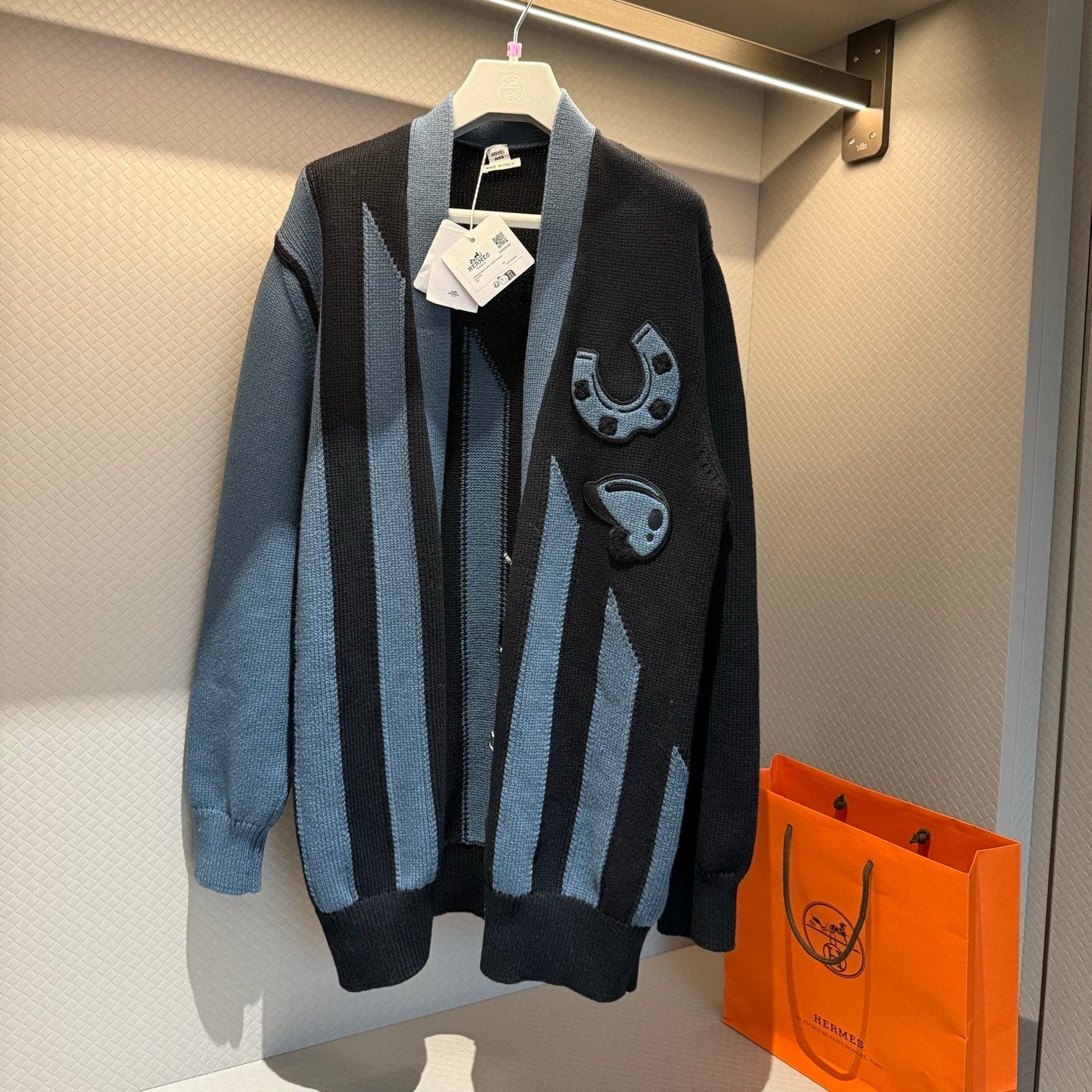 HERMES HERMES 25S KNITTED CARDIGAN 328