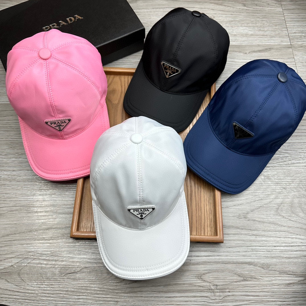 PRADA BASEBALL HAT IN HOT PINK RE-NYLON 214513