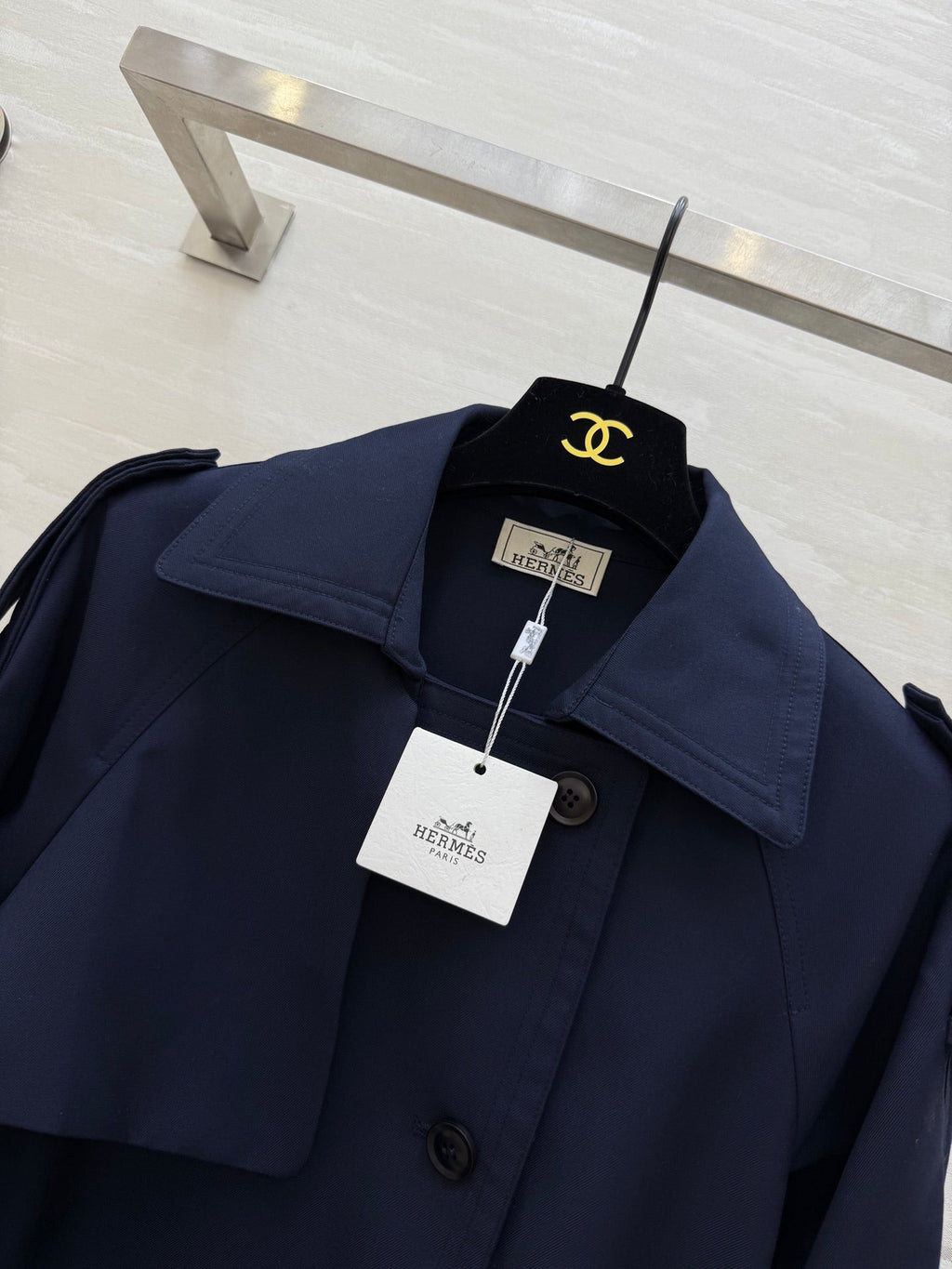 HERMES 25S LONG COAT 387