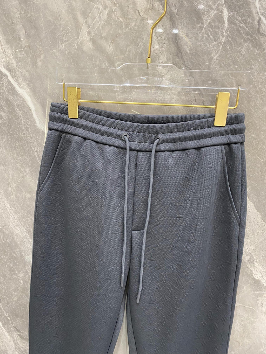 LOUIS VUITTON LV DARK GRAY TROUSERS 239483