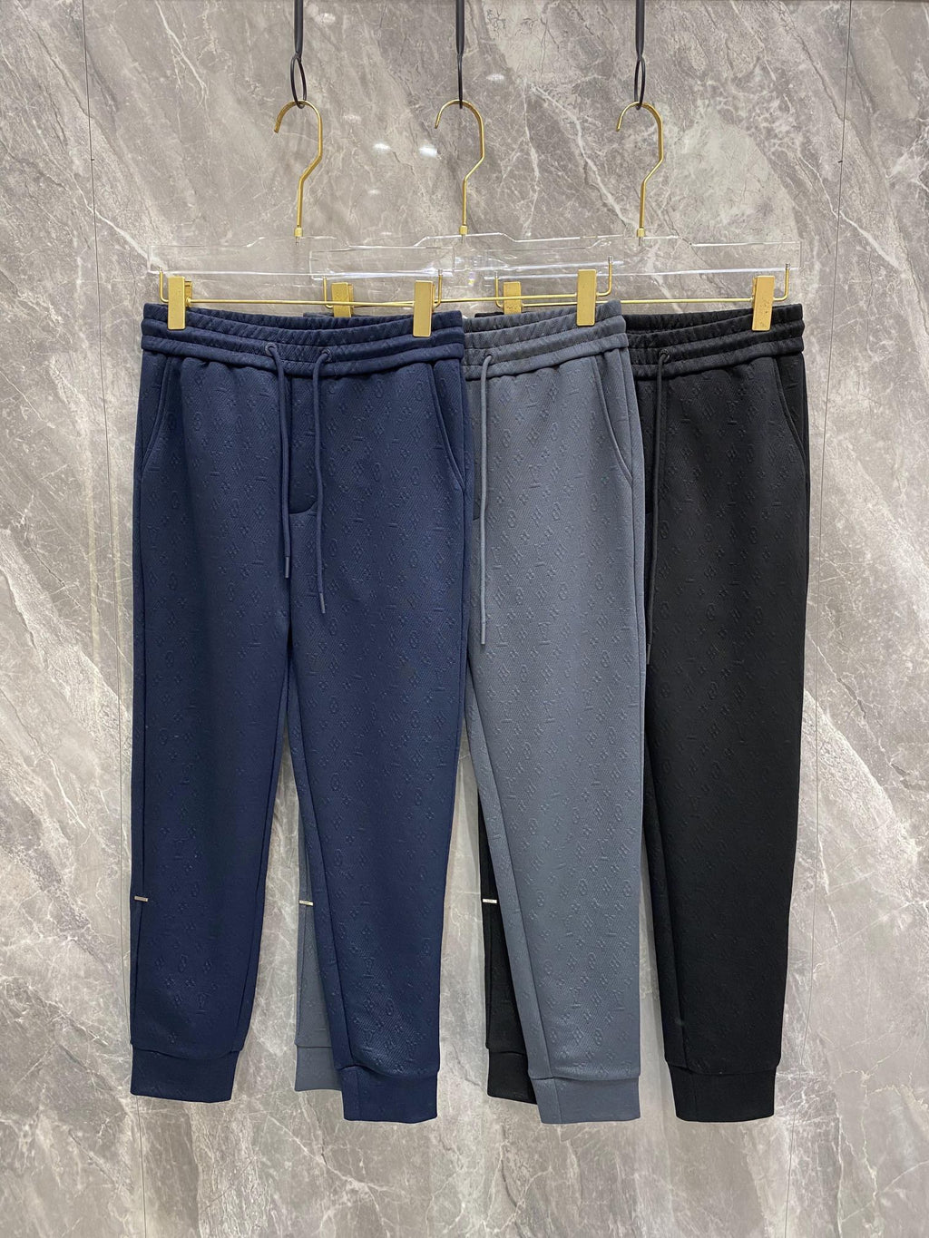 LOUIS VUITTON LV DARK GRAY TROUSERS 239483