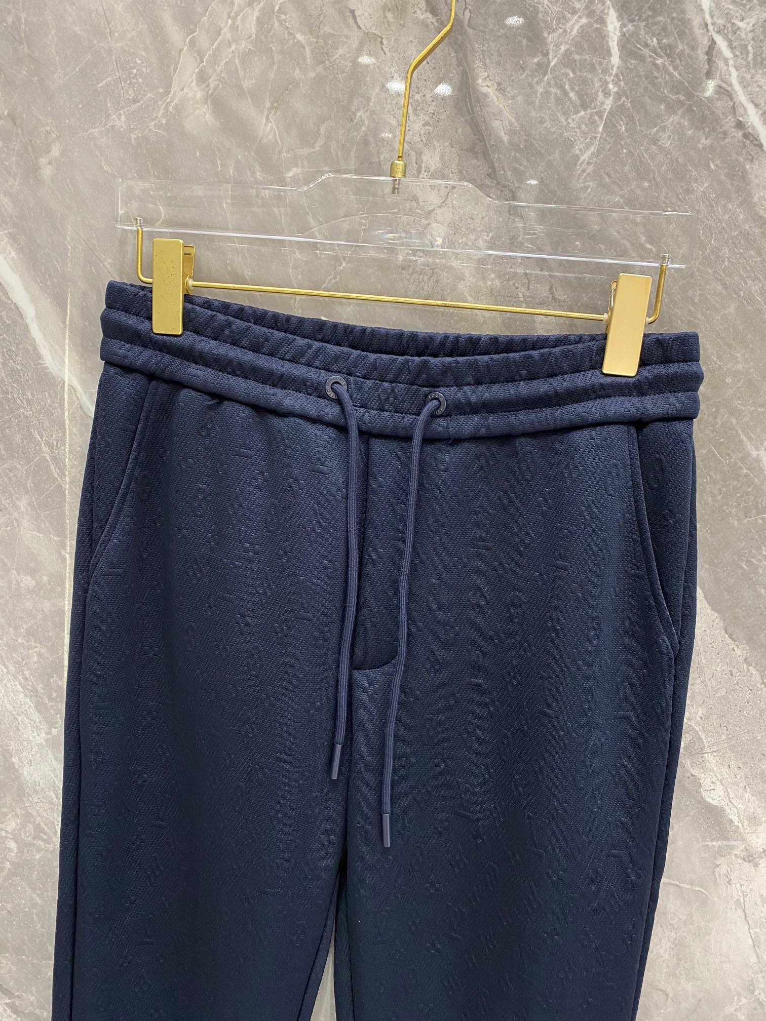 LOUIS VUITTON LV NAVY BLUE TROUSERS 239482