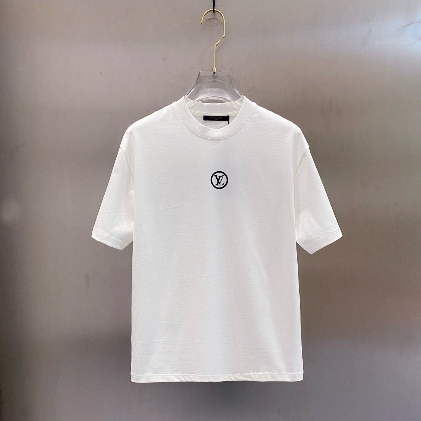 LOUIS VUITTON LV BASIC T-SHIRT IN WHITE COTTON 238828