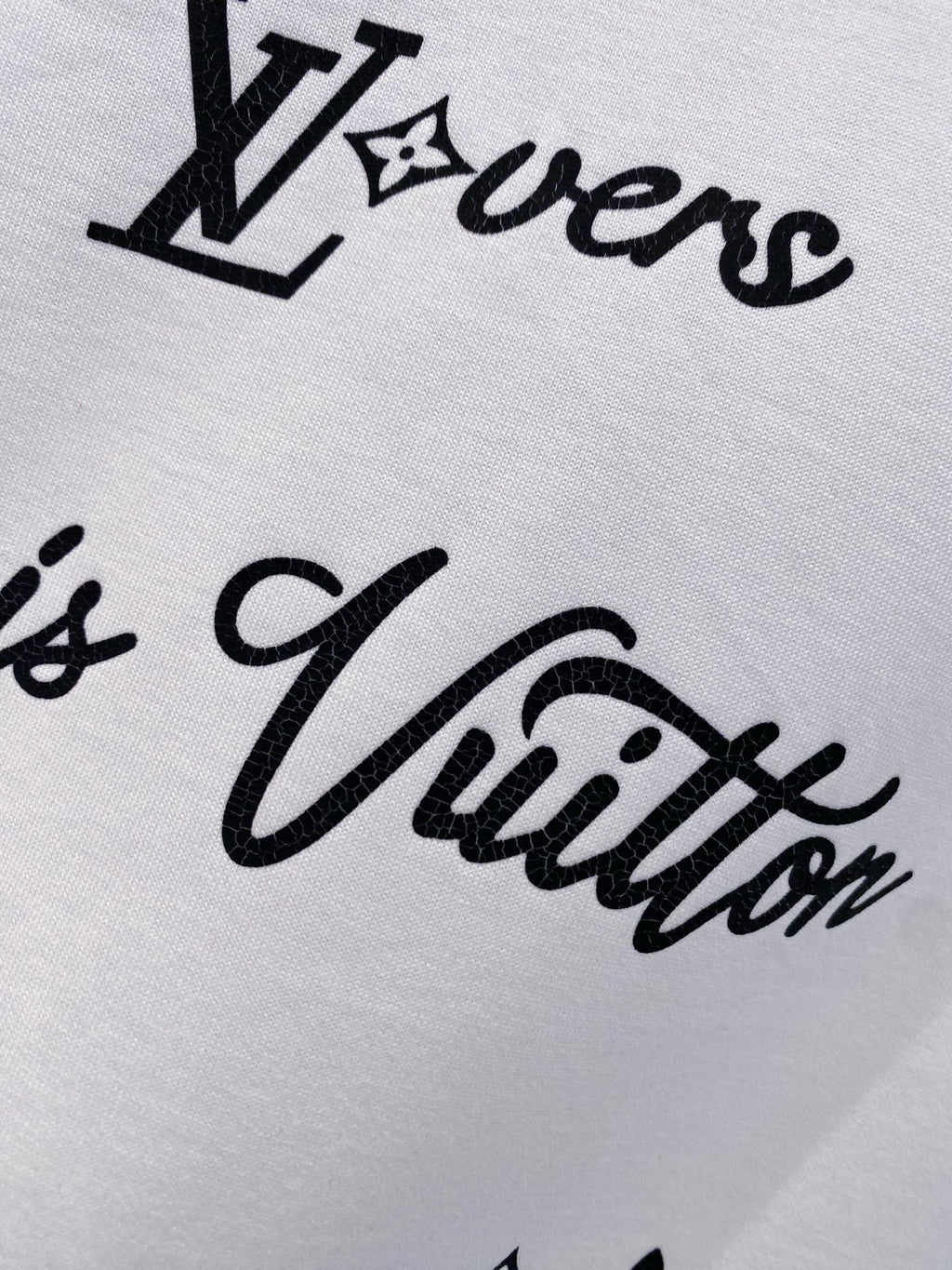 LOUIS VUITTON LV BASIC T-SHIRT IN WHITE COTTON 238828