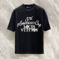 LOUIS VUITTON LV BLACK MONOGRAM COTTON T-SHIRT 239486