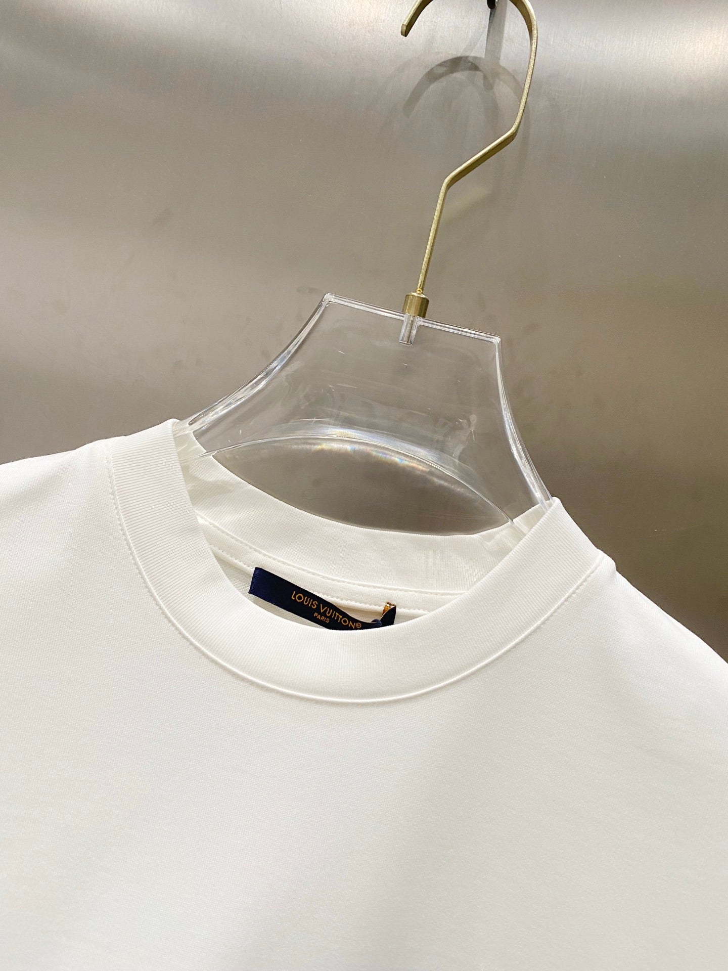 LOUIS VUITTON LV WHITE COTTON T-SHIRT 238840