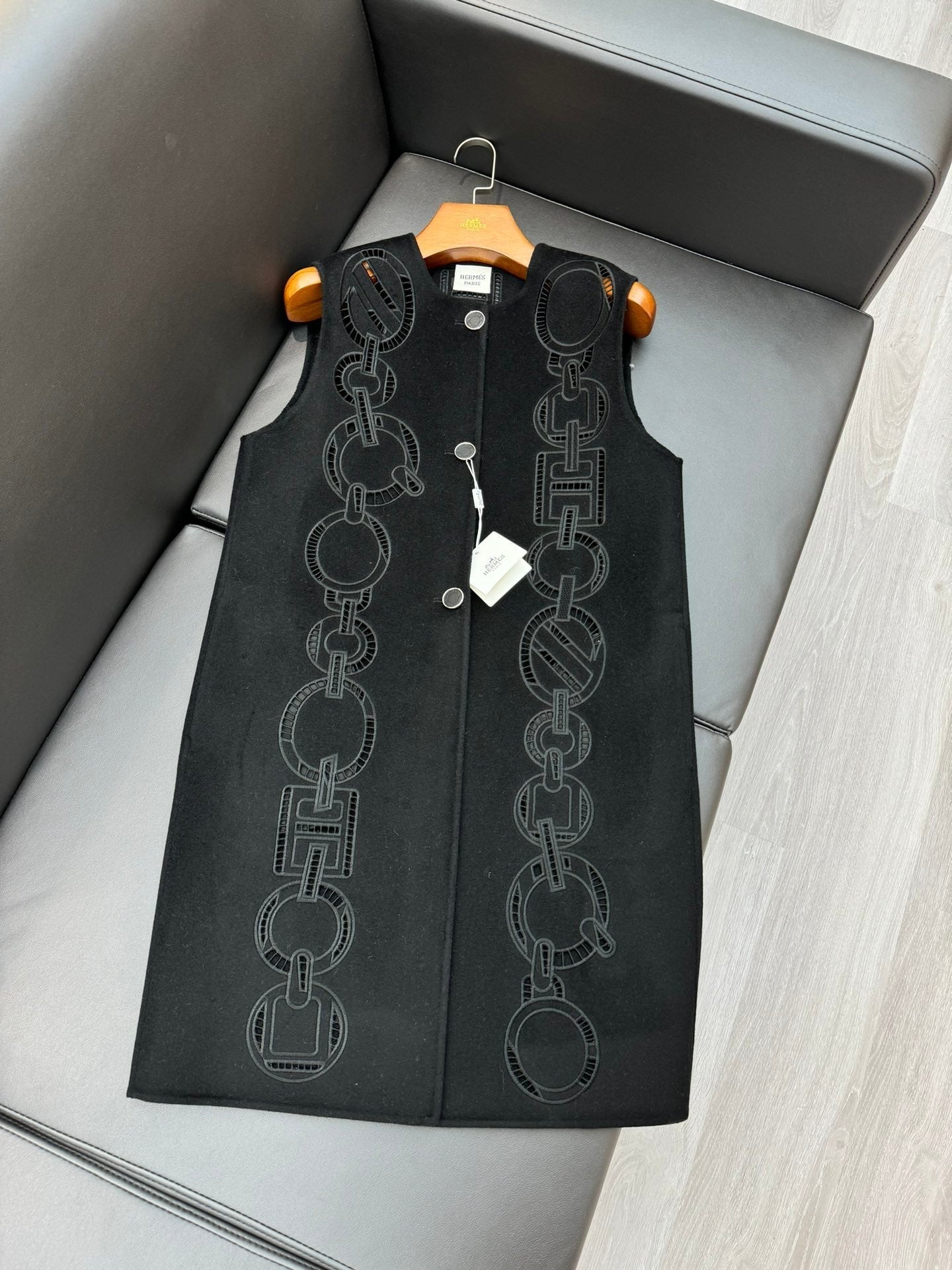 HERMES 25S LONG GILET 099