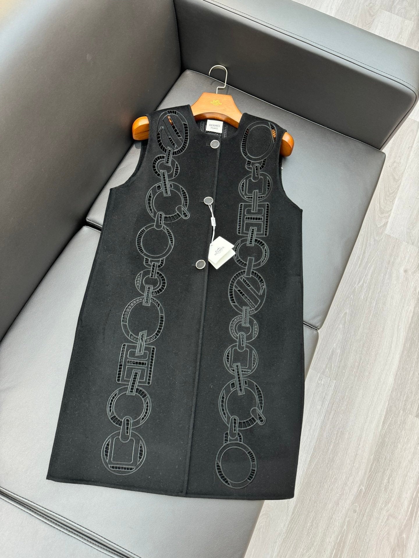 HERMES 25S LONG GILET 099