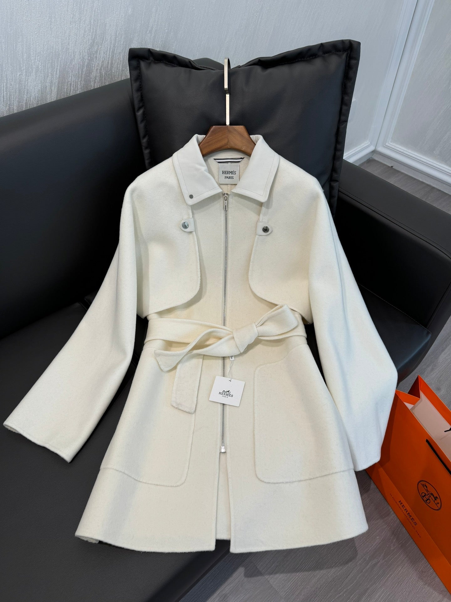 HERMES HERMES 25S MID-LENGTH CASERE COAT 284