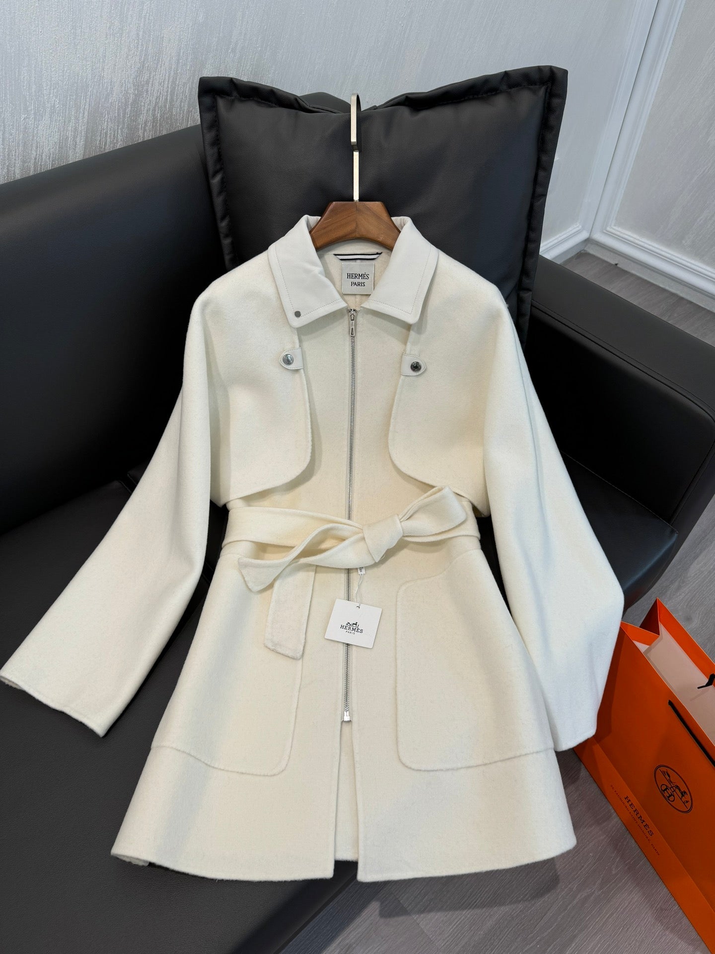 HERMES HERMES 25S MID-LENGTH CASERE COAT 284