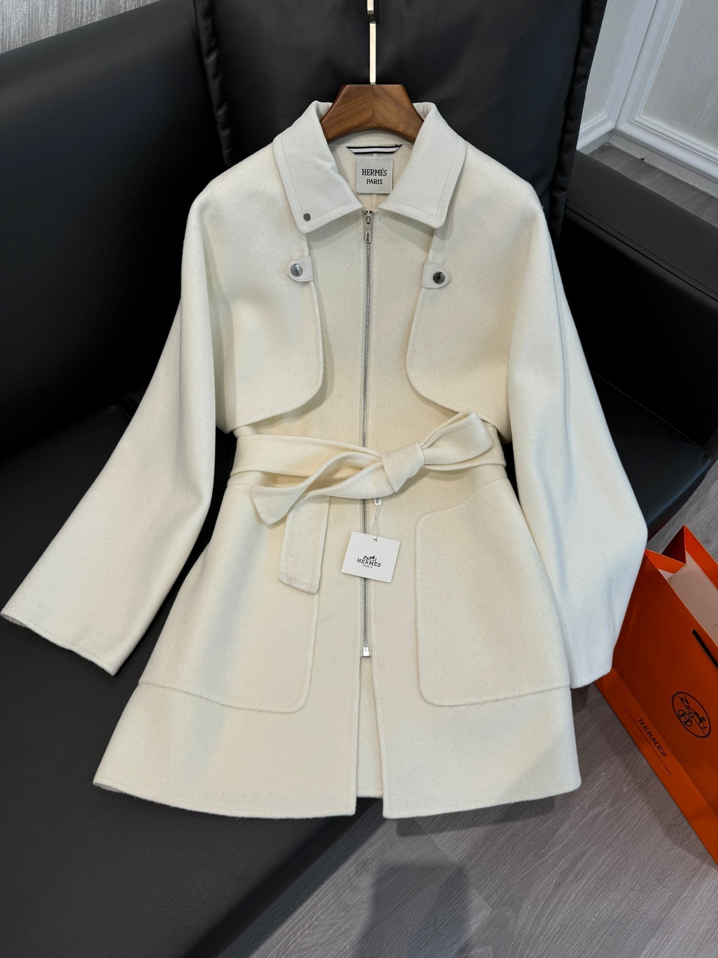 HERMES HERMES 25S MID-LENGTH CASERE COAT 284