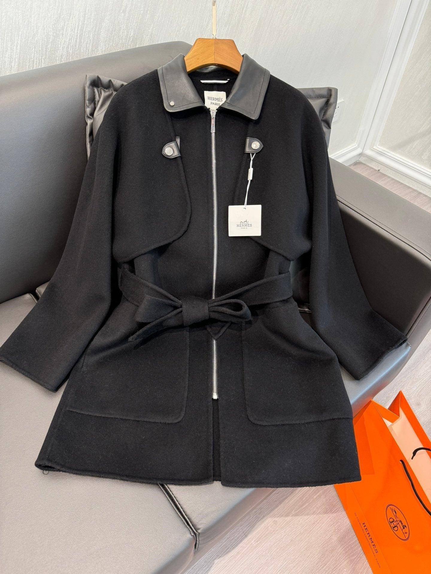 HERMES HERMES 25S MID-LENGTH CASERE COAT 283