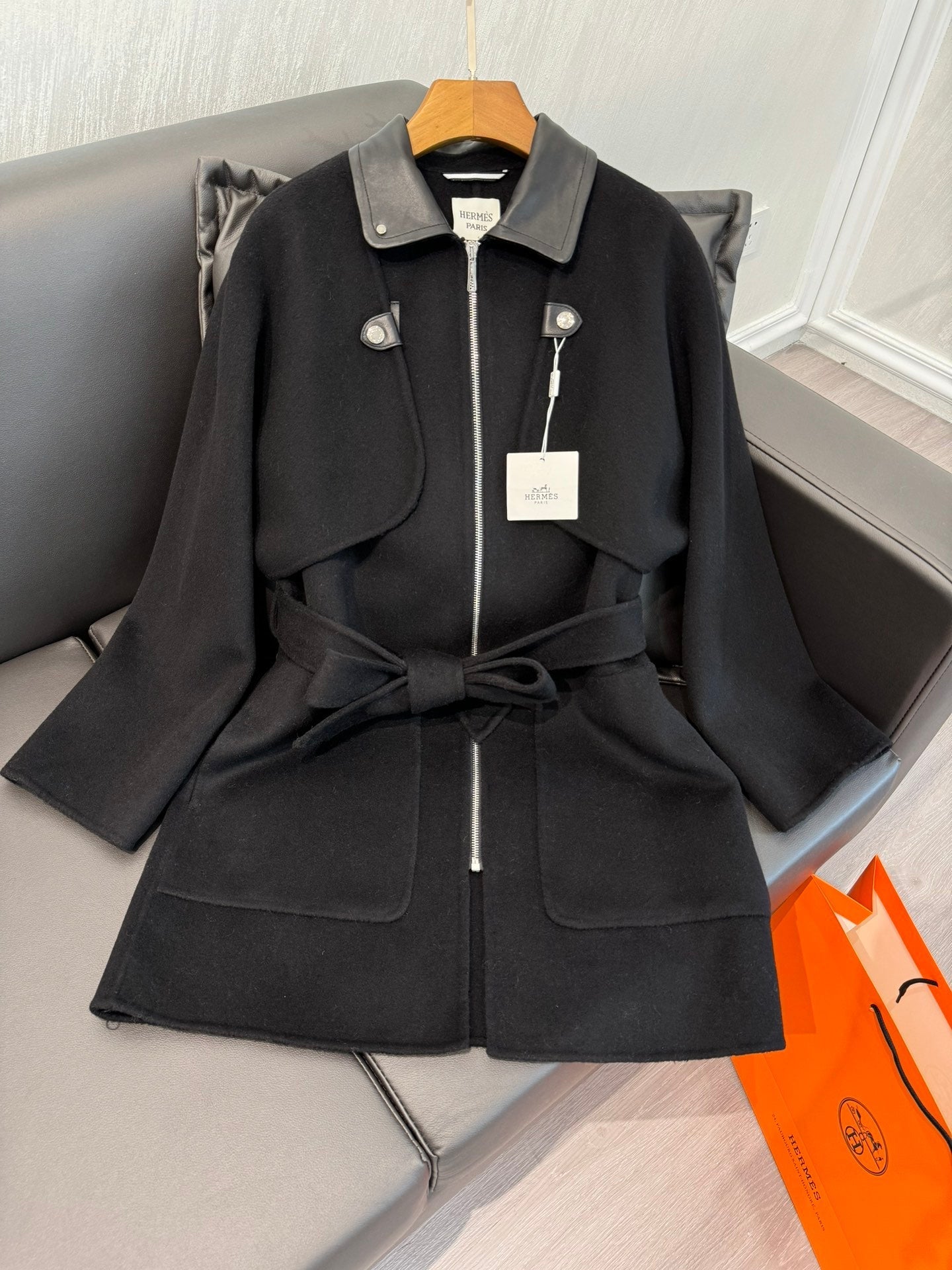 HERMES HERMES 25S MID-LENGTH CASERE COAT 283
