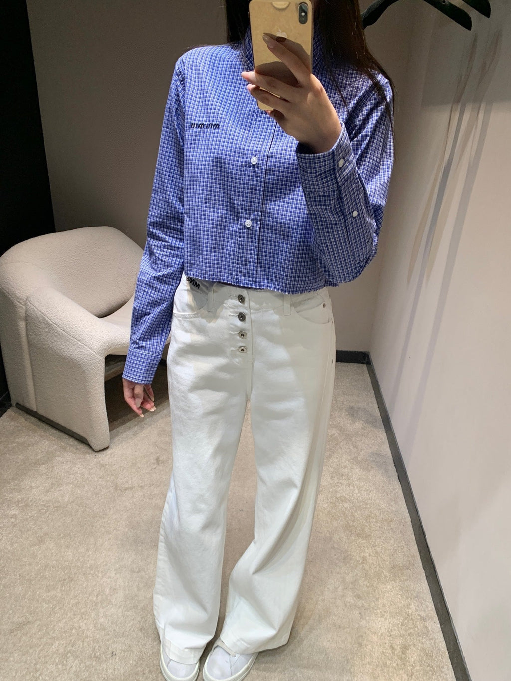 MIUMIU LONG SLEEVE SHIRT STYLE 427