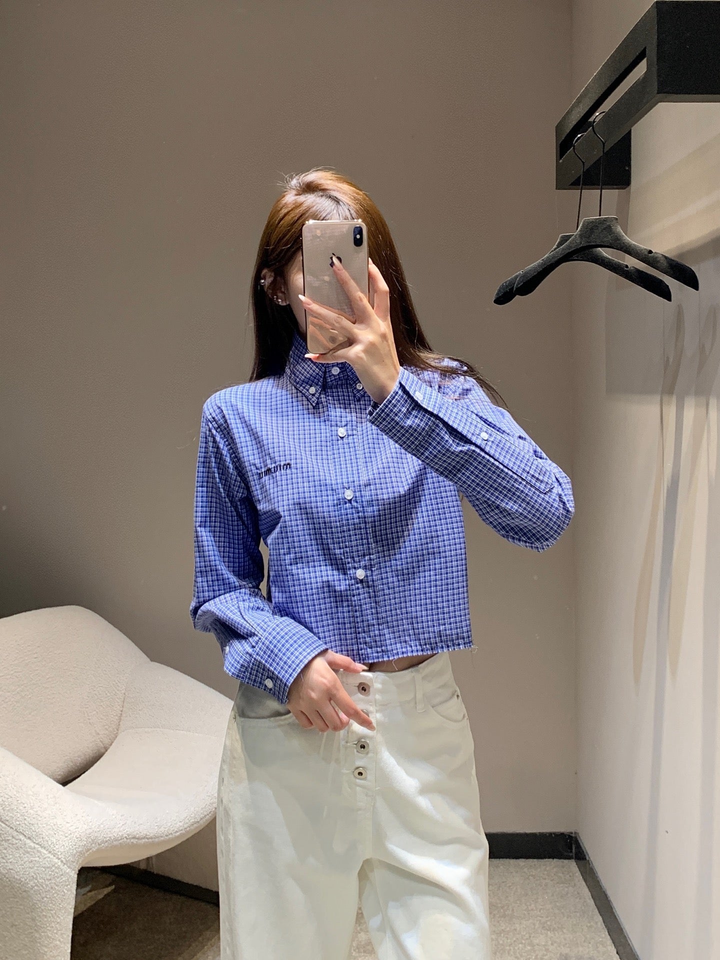 MIUMIU LONG SLEEVE SHIRT STYLE 427