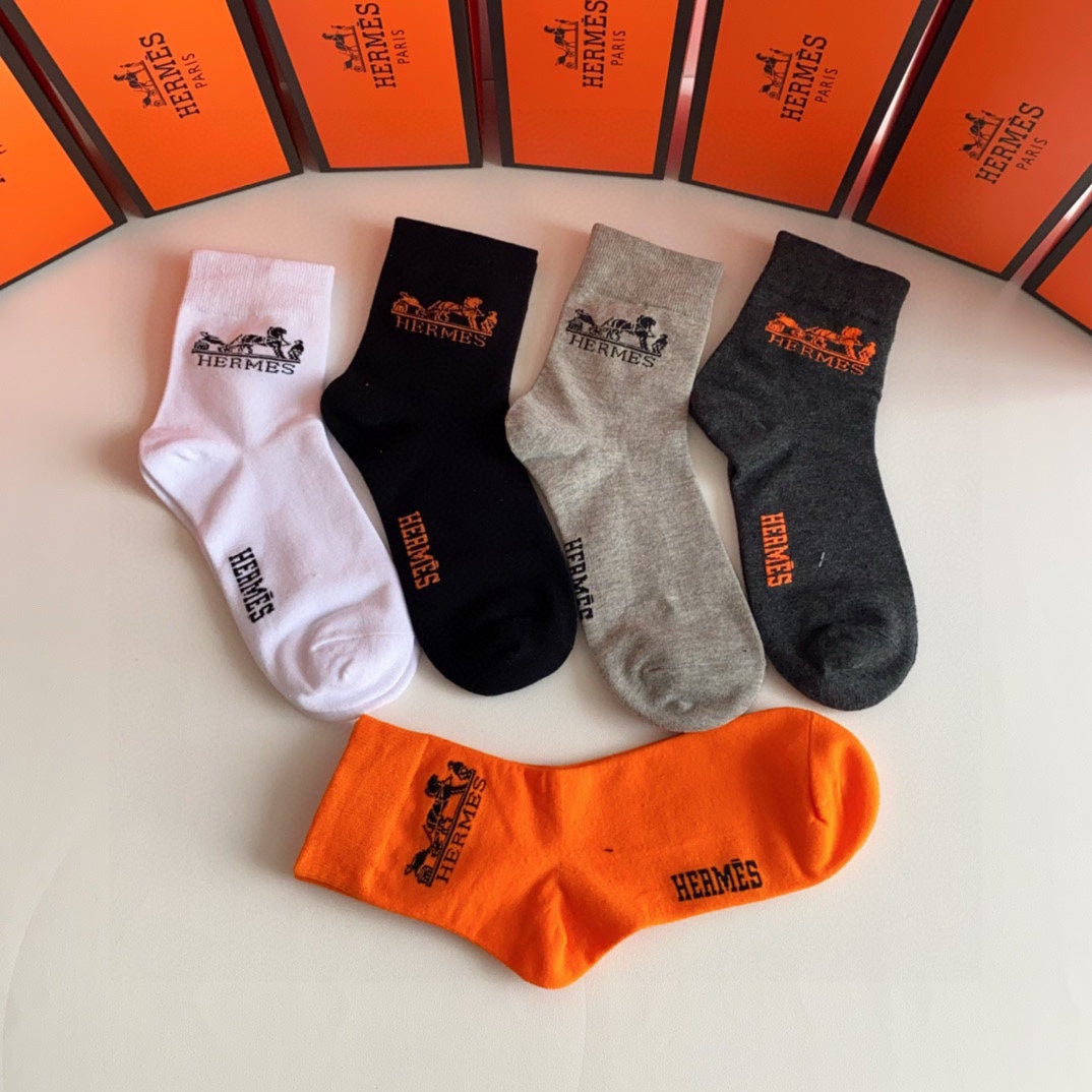 HERMES LOW-CUT SOCKS 274599 (1 BOX)