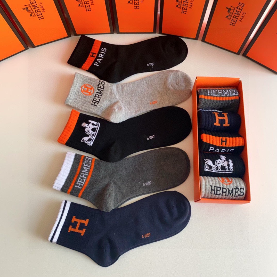 HERMES LOW-CUT SOCKS 274600 (1 BOX)