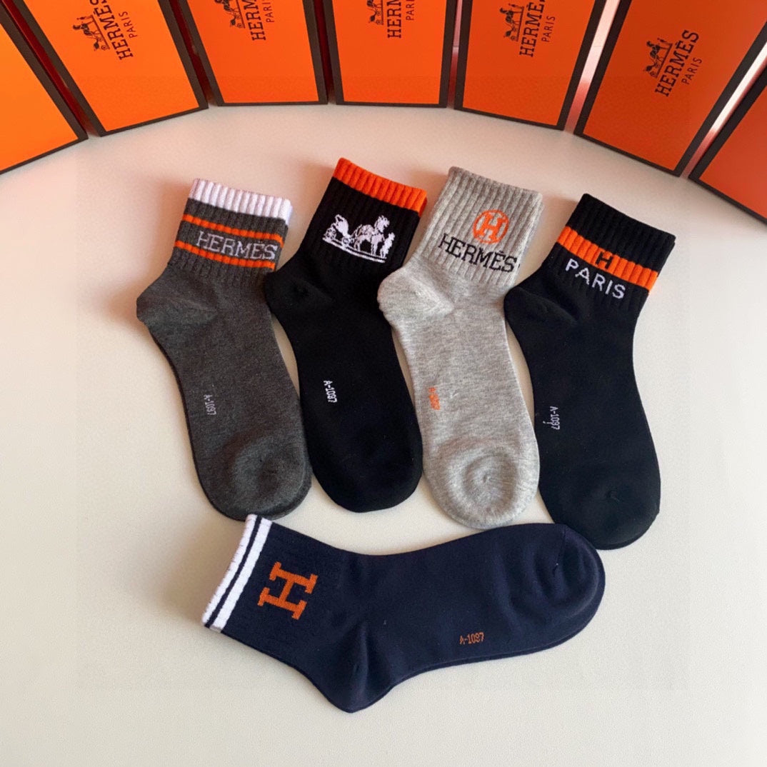 HERMES LOW-CUT SOCKS 274600 (1 BOX)