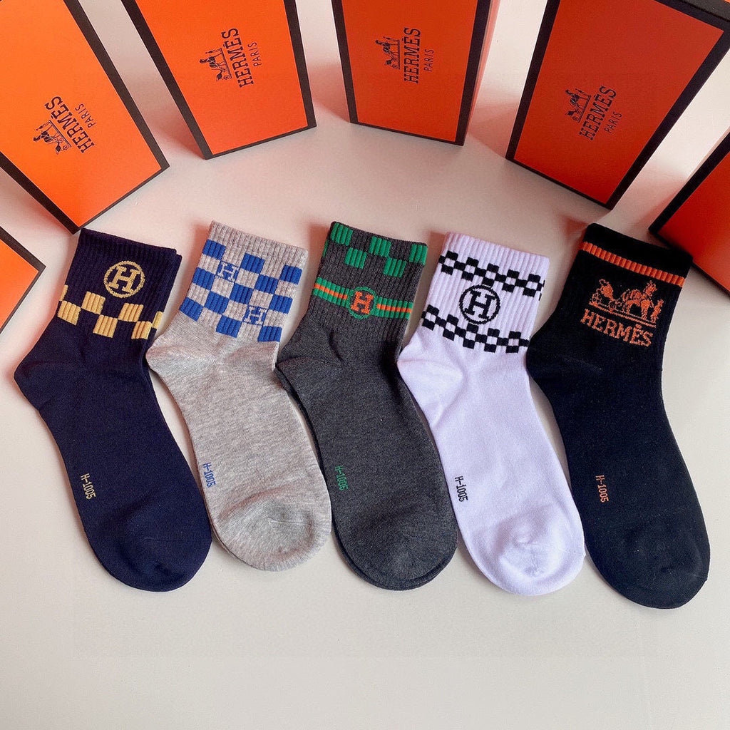 HERMES LOW-CUT SOCKS 284410 (1 BOX)