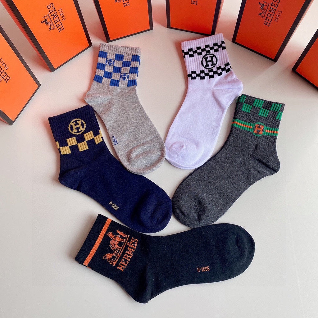 HERMES LOW-CUT SOCKS 284410 (1 BOX)