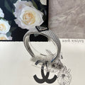 PRADA HAIRBAND IN PALE GRAY KNITTED WOOL 381467