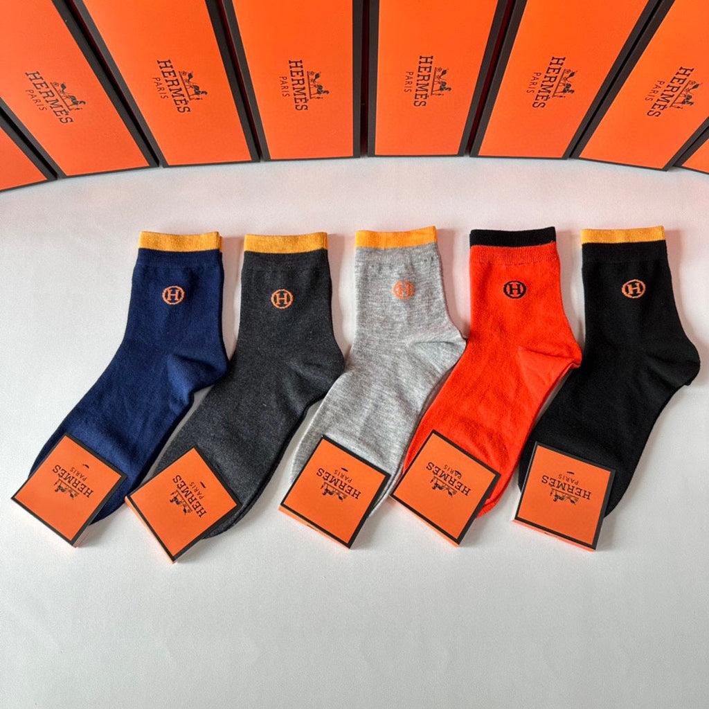 HERMES ANKLE SOCKS 416090 (1 BOX)