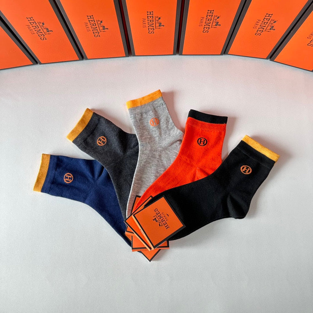 HERMES ANKLE SOCKS 416090 (1 BOX)