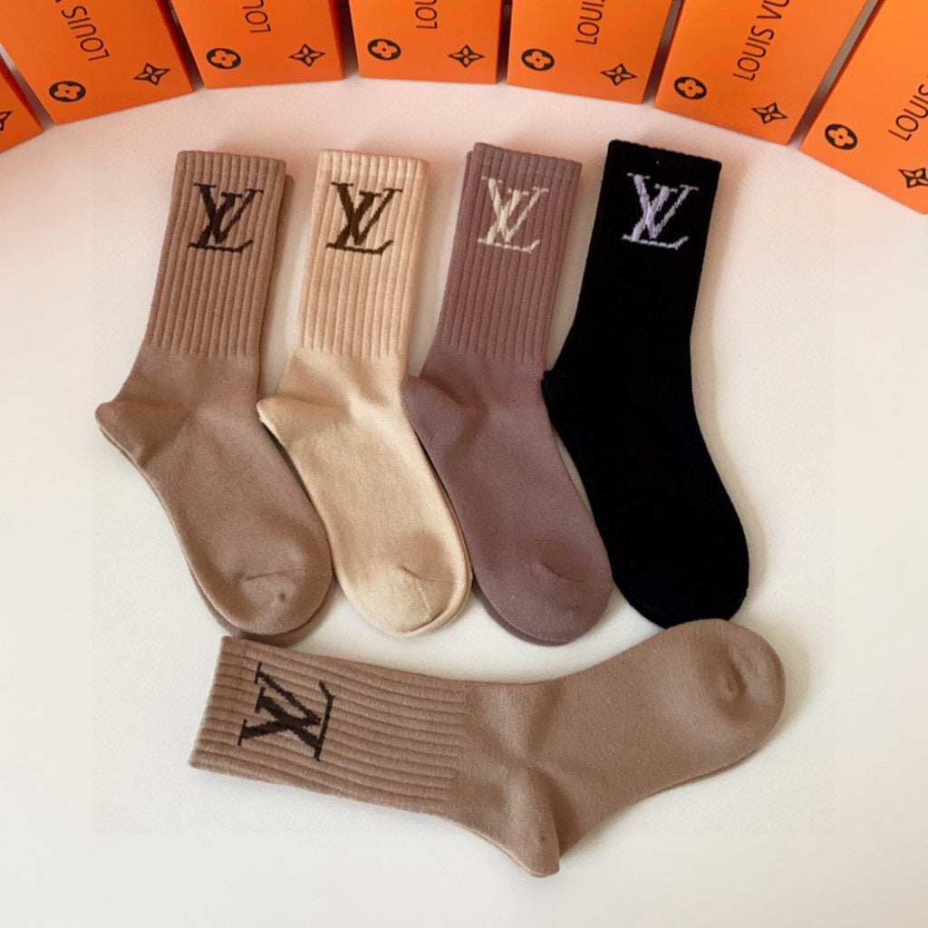 LOUIS VUITTON CREW SOCKS 416099 (1 BOX)