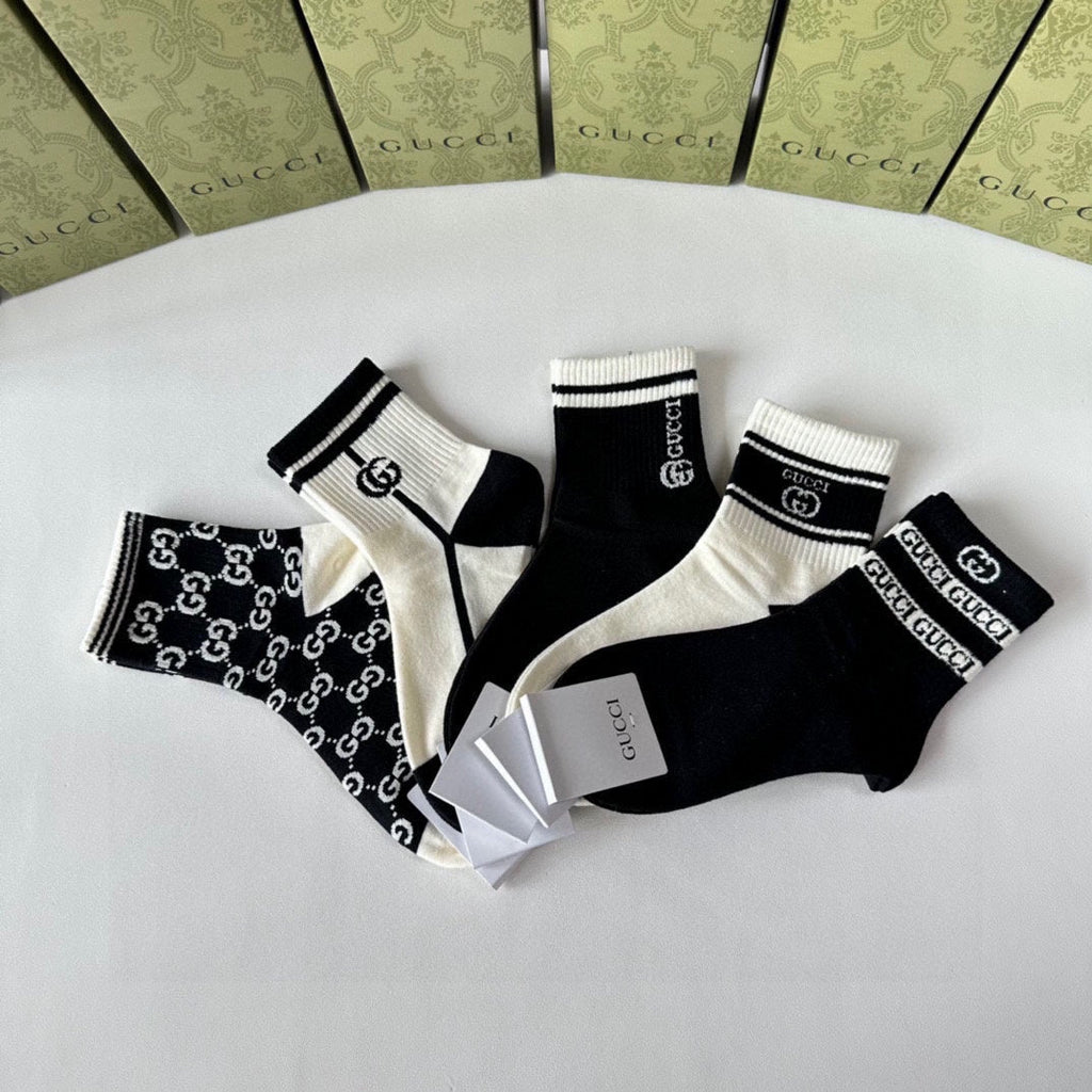 GUCCI LOW-CUT SOCKS 425663 (1 BOX)