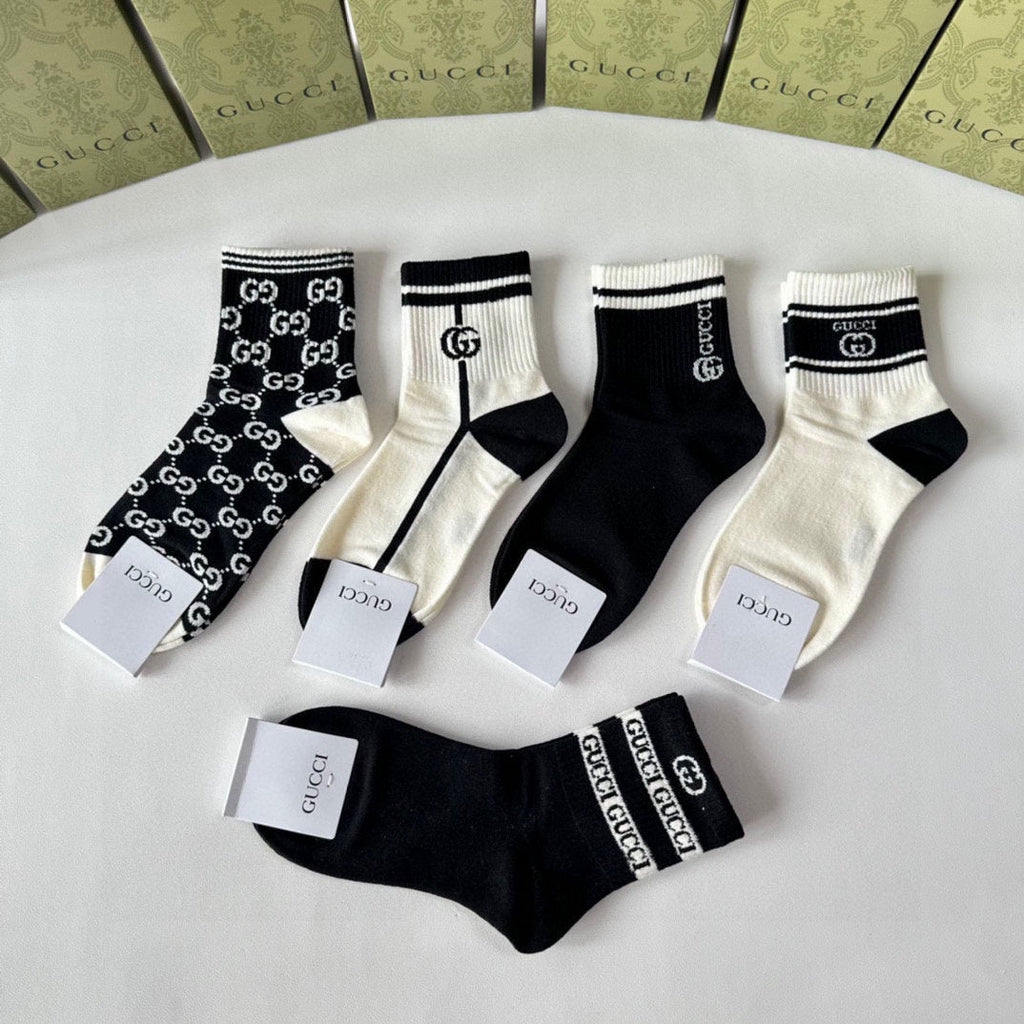 GUCCI LOW-CUT SOCKS 425663 (1 BOX)
