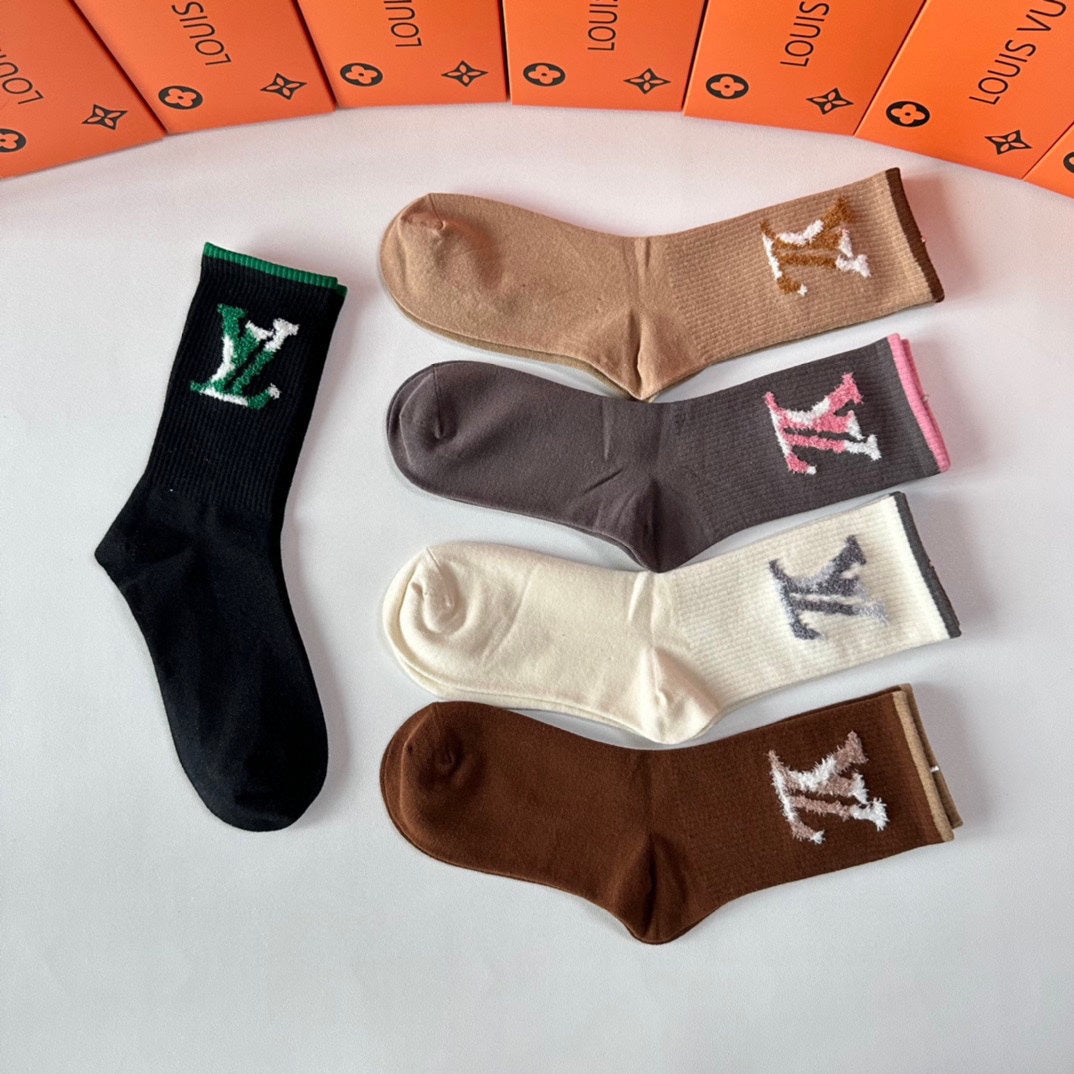 LOUIS VUITTON CREW SOCKS 425667 (1 BOX)