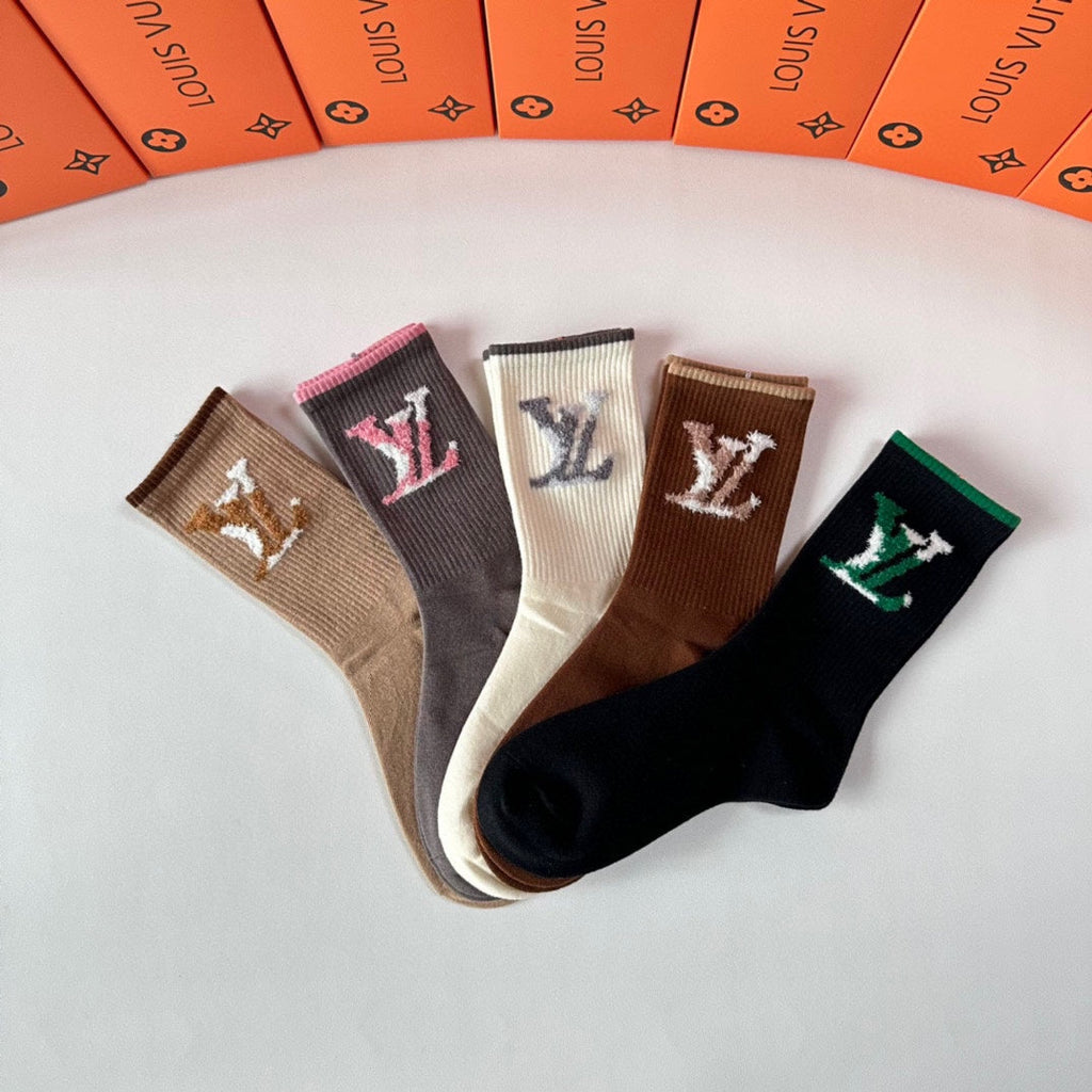 LOUIS VUITTON CREW SOCKS 425667 (1 BOX)