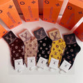 LOUIS VUITTON LOW-CUT SOCKS 425672 (1 BOX)