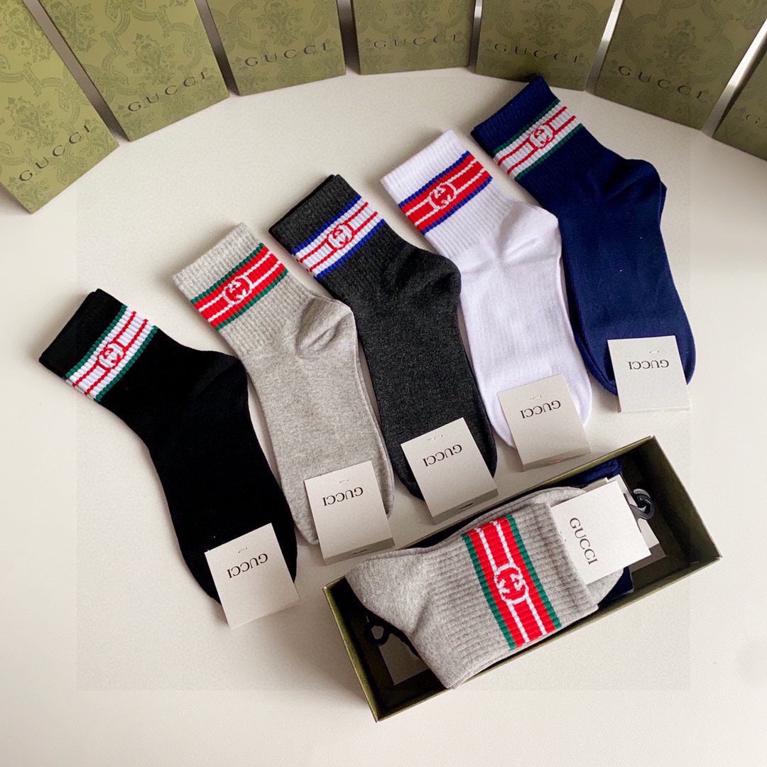 GUCCI LOW-CUT SOCKS 427586 (1 BOX)