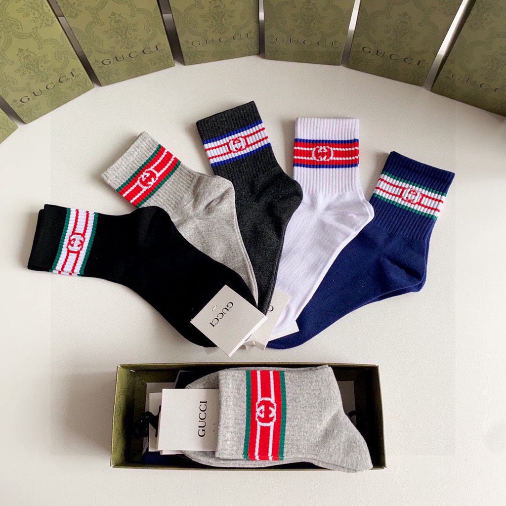 GUCCI LOW-CUT SOCKS 427586 (1 BOX)