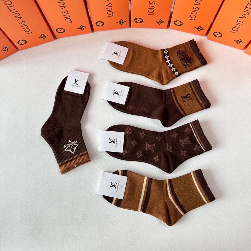 LOUIS VUITTON LOW-CUT SOCKS 427587 (1 BOX)