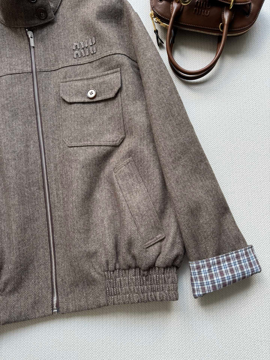 MIUMIU JACKET AND SKIRT SET STYLE 864