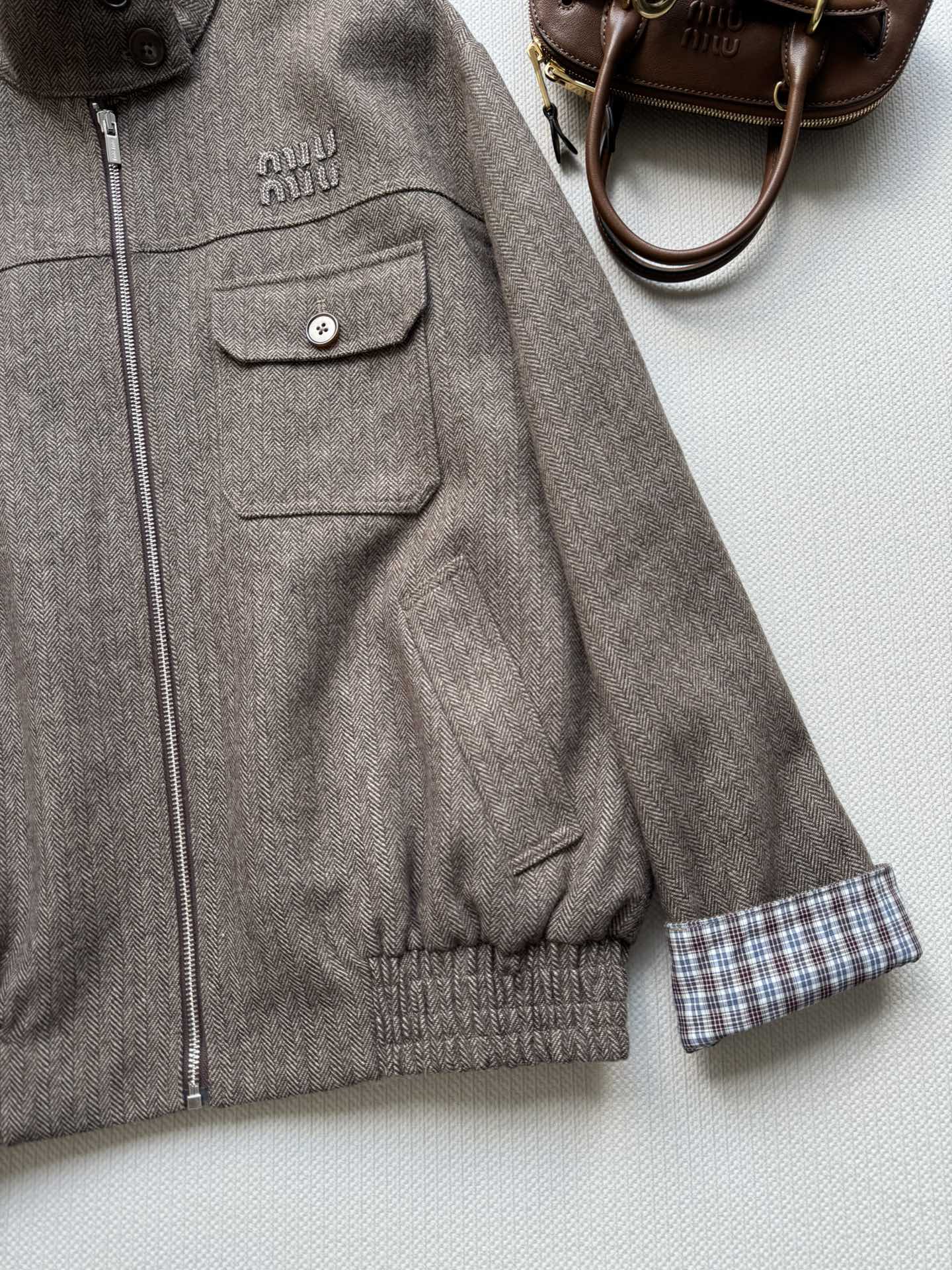 MIUMIU JACKET AND SKIRT SET STYLE 864