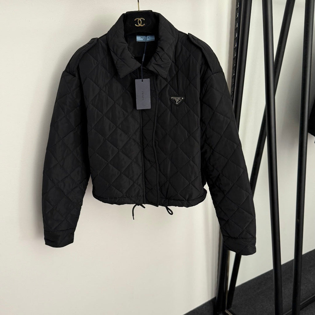 PRADA 25S LONG-SLEEVE COTTON JACKET 338