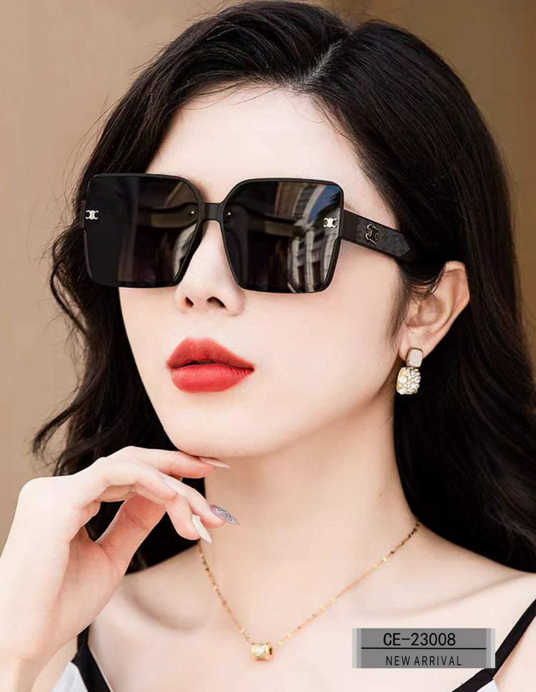 CELINE TRIOMPHE SUNGLASS 23008 IN ACETATE