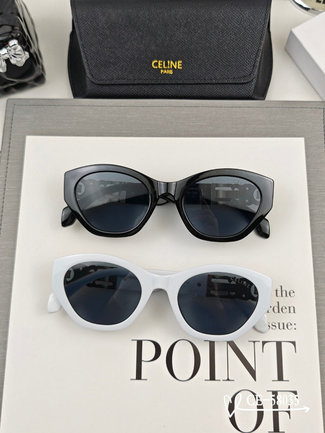 CELINE TRIOMPHE SUNGLASS 58035 IN ACETATE