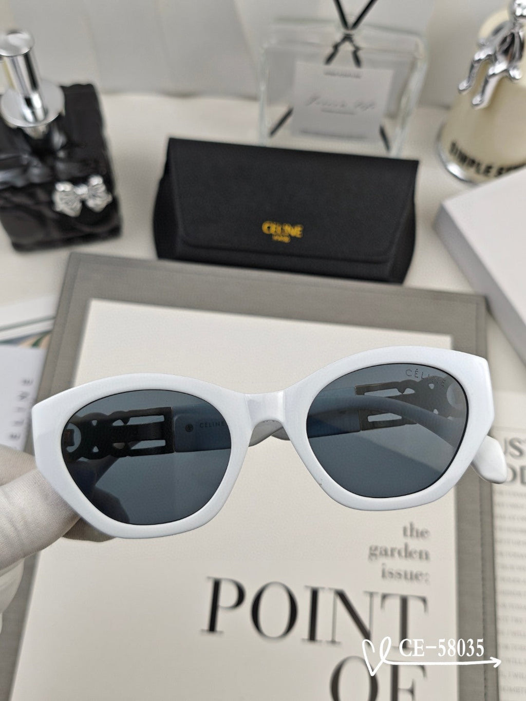 CELINE TRIOMPHE SUNGLASS 58035 IN ACETATE