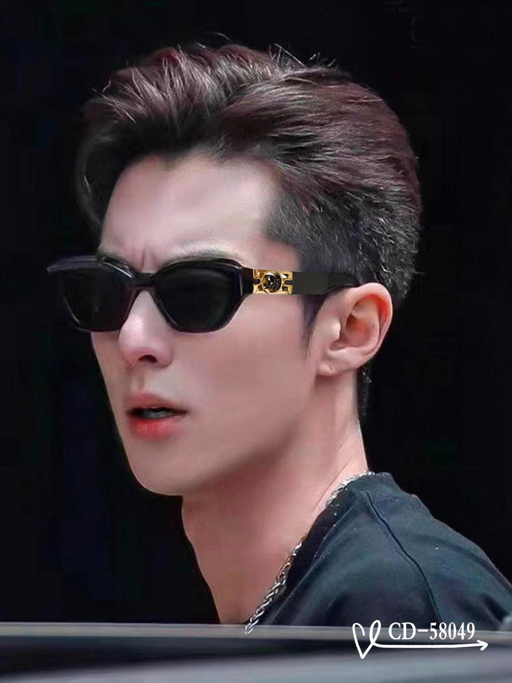 DIOR CAT EYE SUNGLASS 58049 IN ACETATE