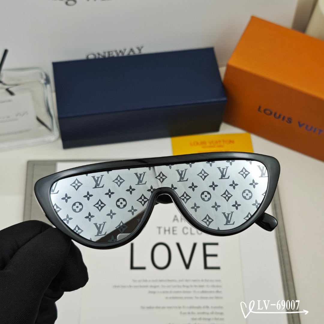 LOUIS VUITTON SPLIT CAT EYE SUNGLASSES 69007 IN ACETATE