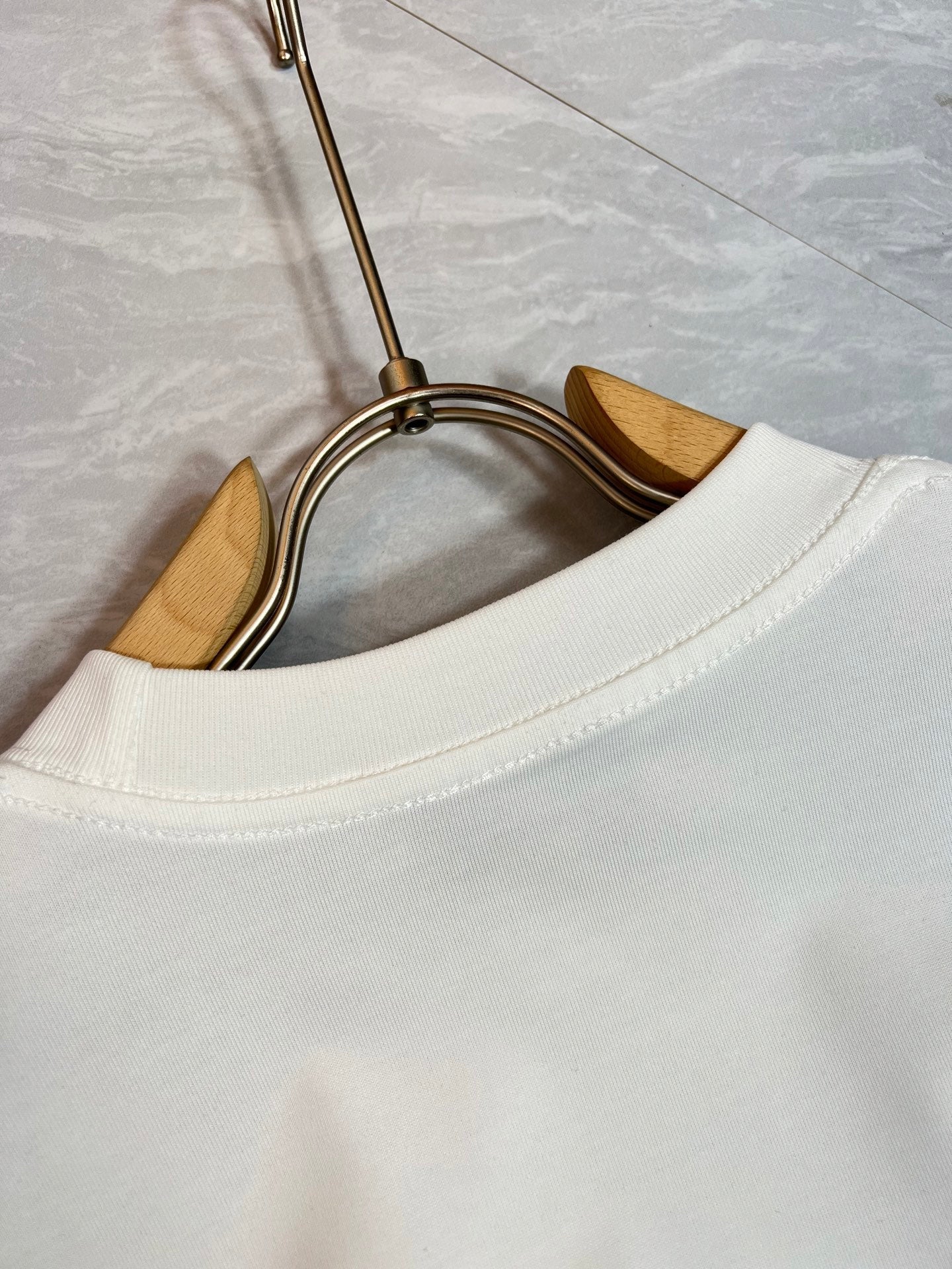 LOUIS VUITTON LV T-SHIRT IN WHITE PURE COTTON 238923