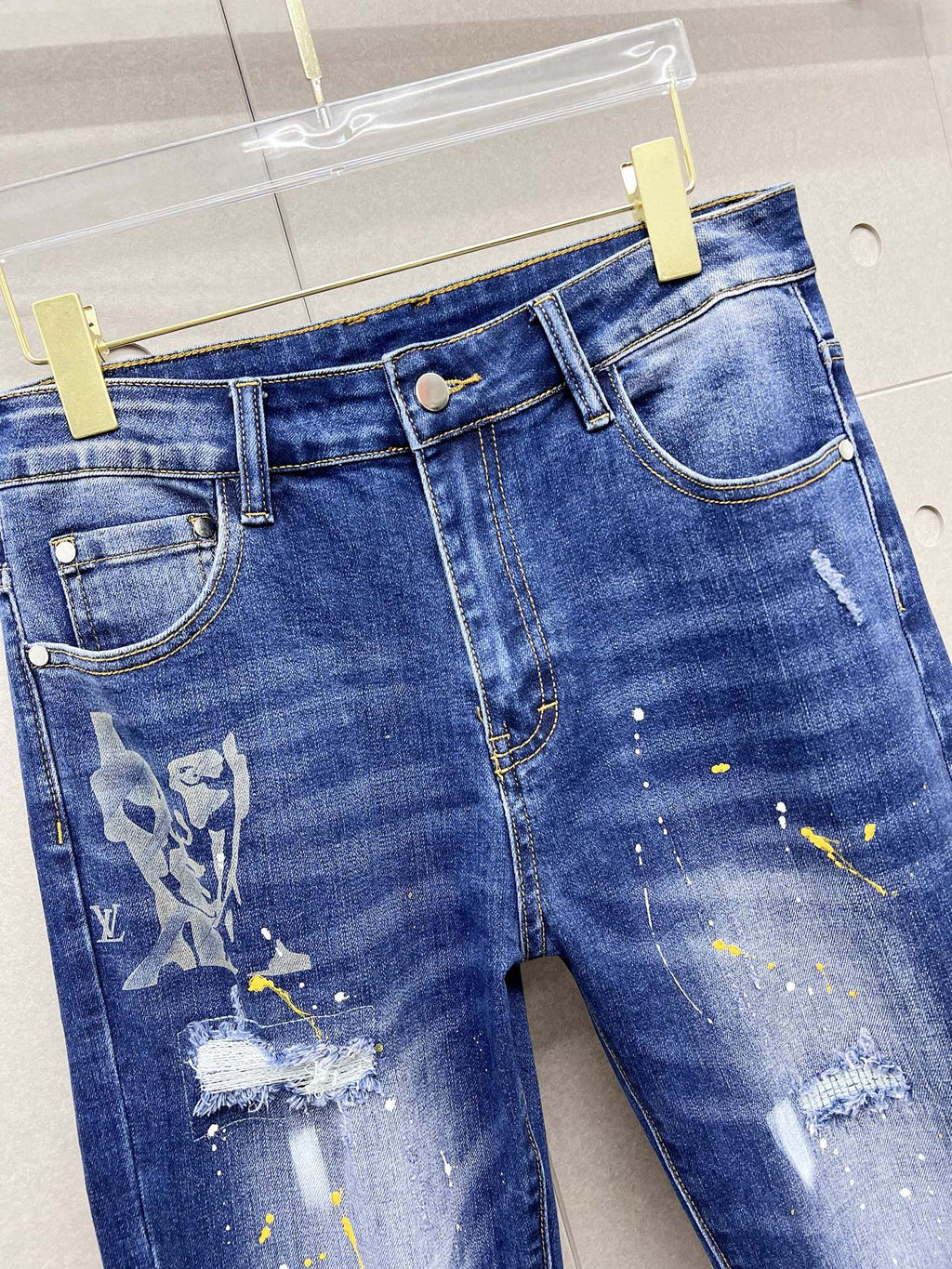 LOUIS VUITTON LV BLUE DENIM JEAN 239501