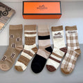 HERMES LOW-CUT SOCKS 406370 (1 BOX)