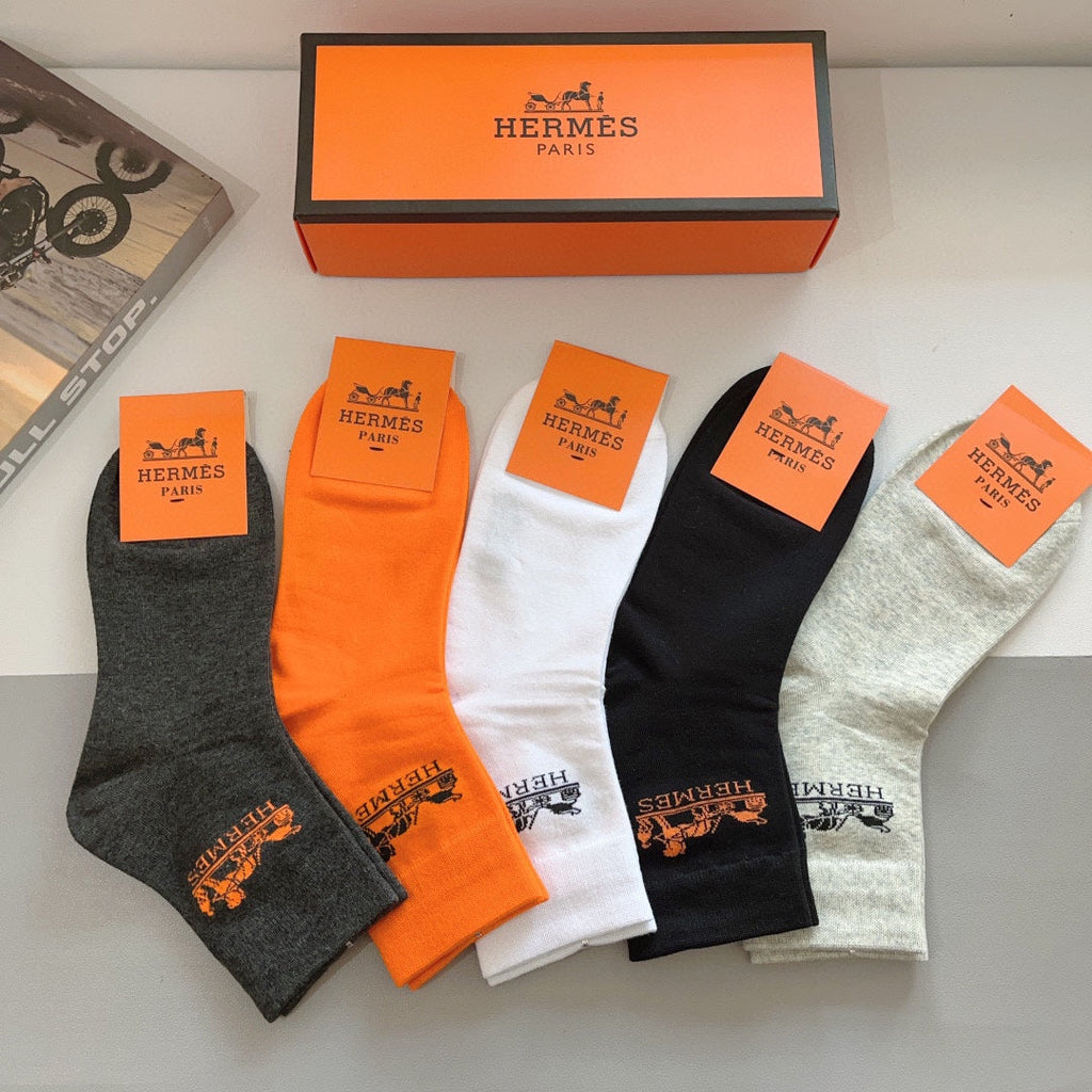 HERMES ANKLE SOCKS 416171 (1 BOX)