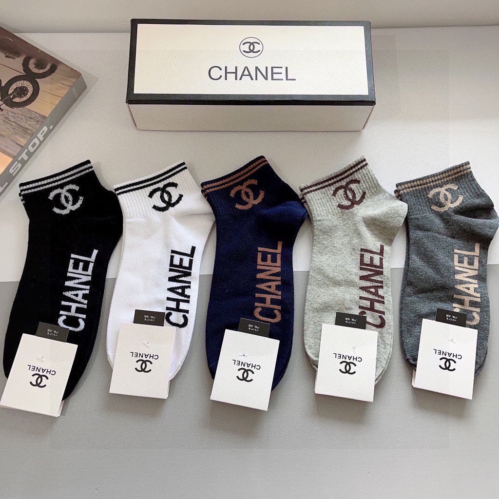 CHANEL LOW-CUT SOCKS 417508 (1 BOX )