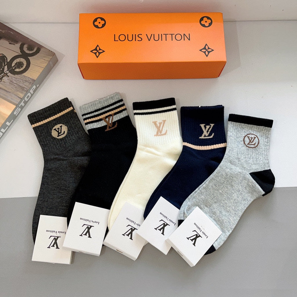 LOUIS VUITTON CREW SOCKS 419071 (1 BOX)